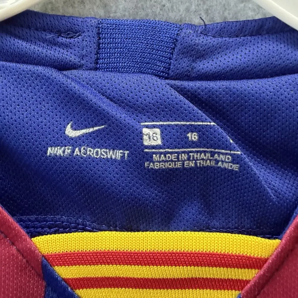 BARCELONA NIKE 2019/2020 FOOTBALL HOME JERSEY #10 MESSI Boys YOUTH L AJ5801-457